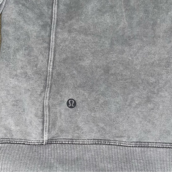 Lululemon Women's Loop Back Hoodie Acid Rubber Dye Magnum Sz 10 Full Zip Jacket - Picture 11 of 14